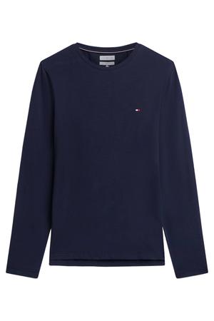 slim fit longsleeve - donkerblauw