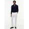 Tommy Hilfiger gebreide trui met kasjmier - donkerblauw
