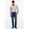 Tommy Hilfiger flanel regular fit geruit overhemd - coastal taupe