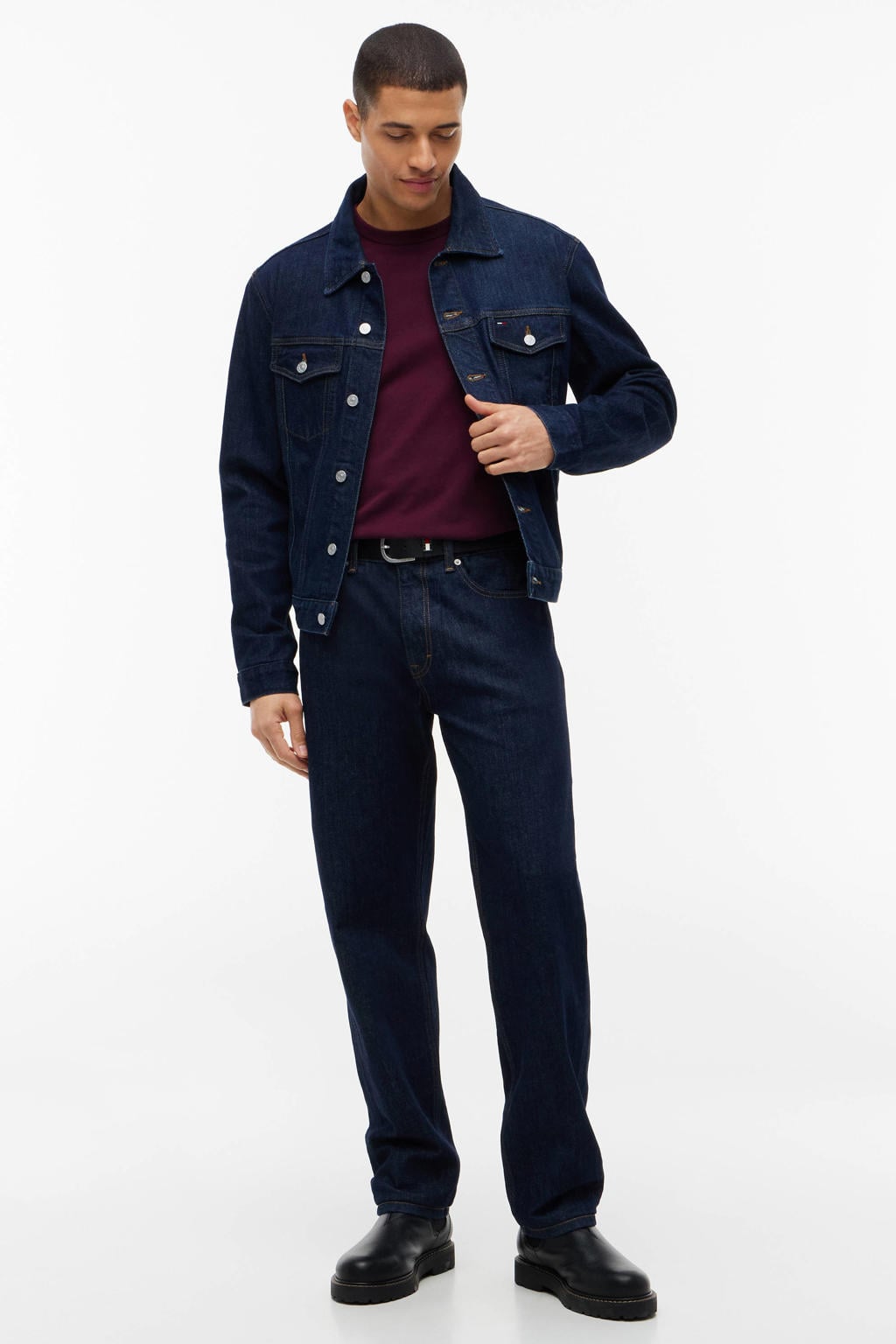 Tommy Jeans regular fit T-shirt - calypso berry