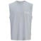 JACK & JONES ORIGINALS relaxed fit tanktop met backprint - grijs