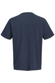thumbnail: JACK & JONES ORIGINALS regular fit T-shirt met print - donkerblauw