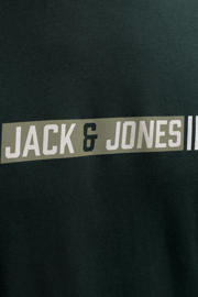 thumbnail: JACK & JONES regular fit T-shirt met print - donkergroen