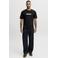 JACK & JONES regular fit T-shirt met print - zwart