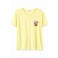 Paprika T-shirt Plus Size met backprint - geel
