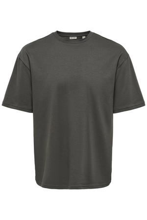 boxy T-shirt - grijs