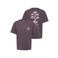 ONLY & SONS relaxed fit T-shirt met backprint - donkerpaars