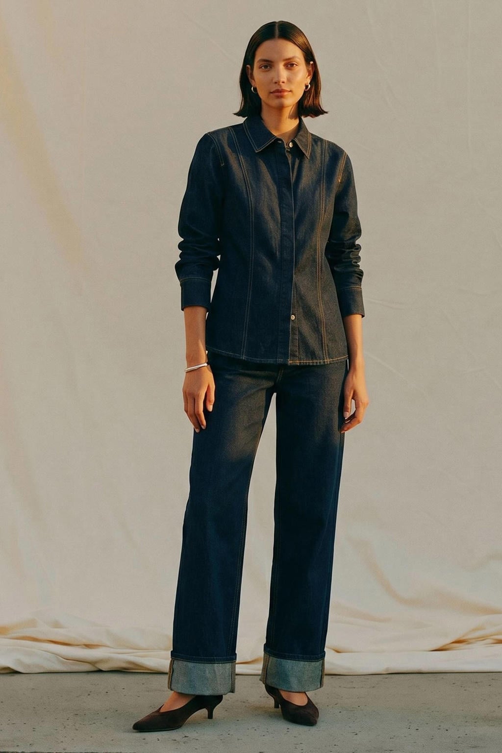 AWARE blouse - donkerblauw