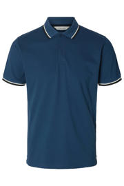 thumbnail: Selected slim polo blauw