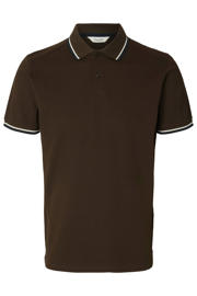 thumbnail: Selected slim polo bruin