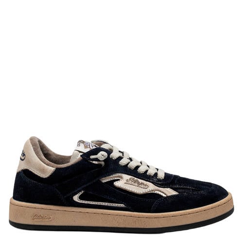 MRP Beverly suède sneakers donkerblauw