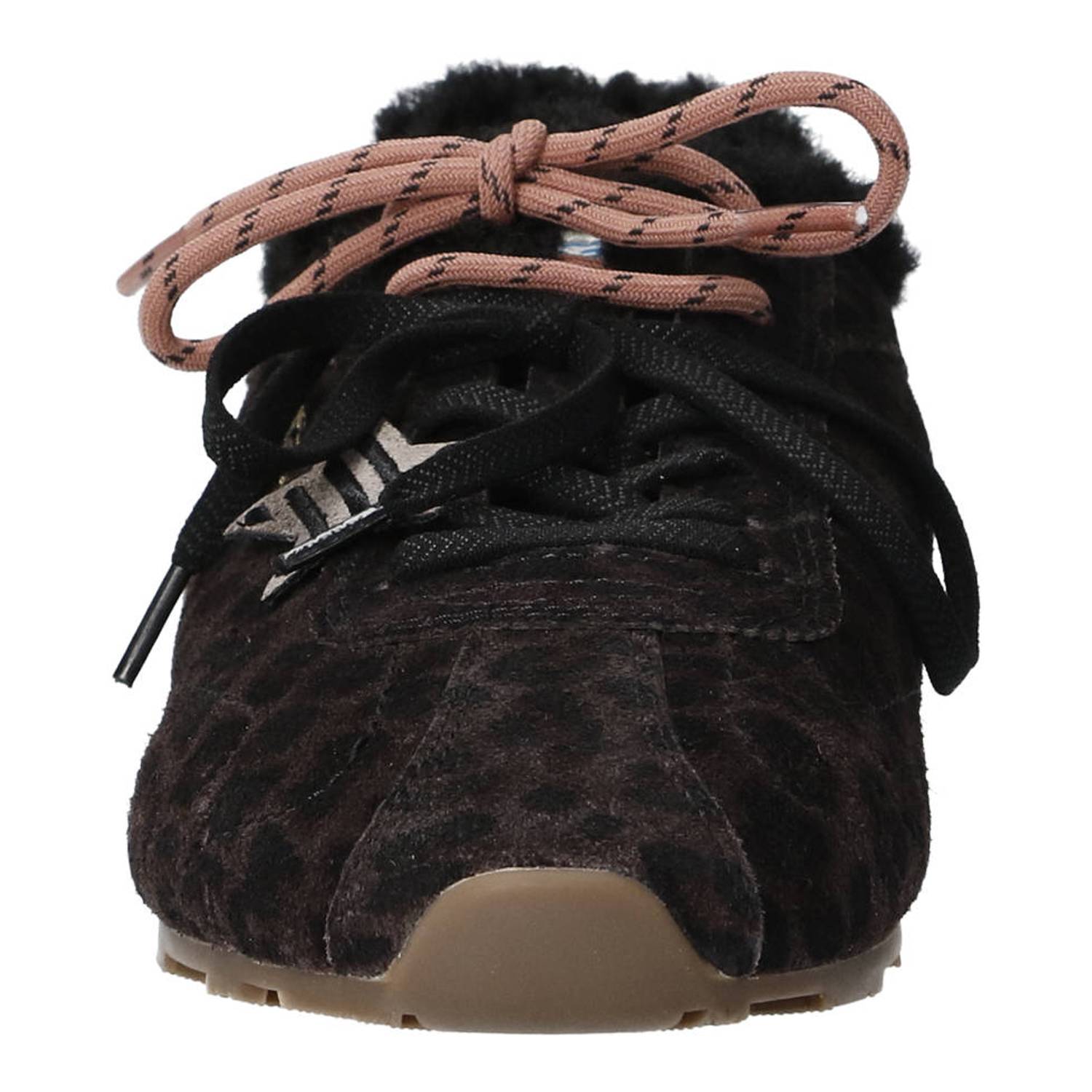 MRP Medelin fur suède sneakers zwart