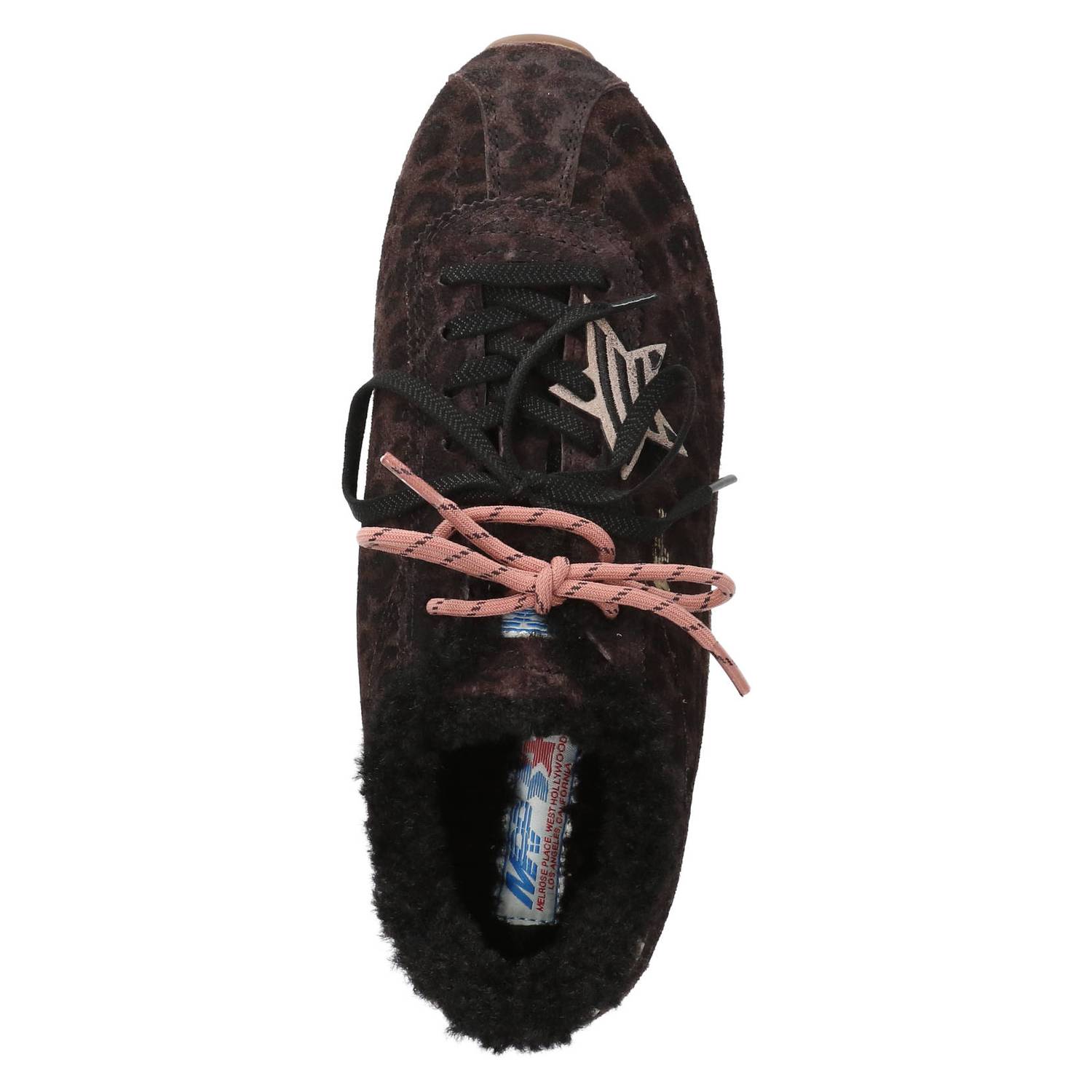 MRP Medelin fur suède sneakers zwart