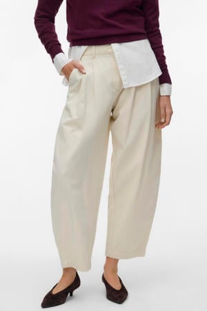 barrel casual broek - ecru
