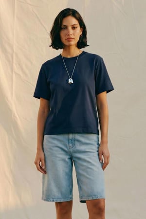 T-shirt - donkerblauw