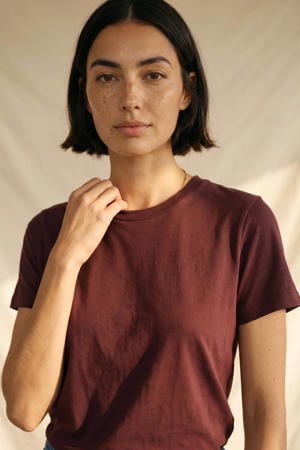 T-shirt - donkerrood