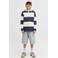 JACK & JONES JUNIOR baggy fit denim short - lichtblauw