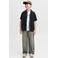 JACK & JONES JUNIOR baggy jeans met borduursels - mediumblauw