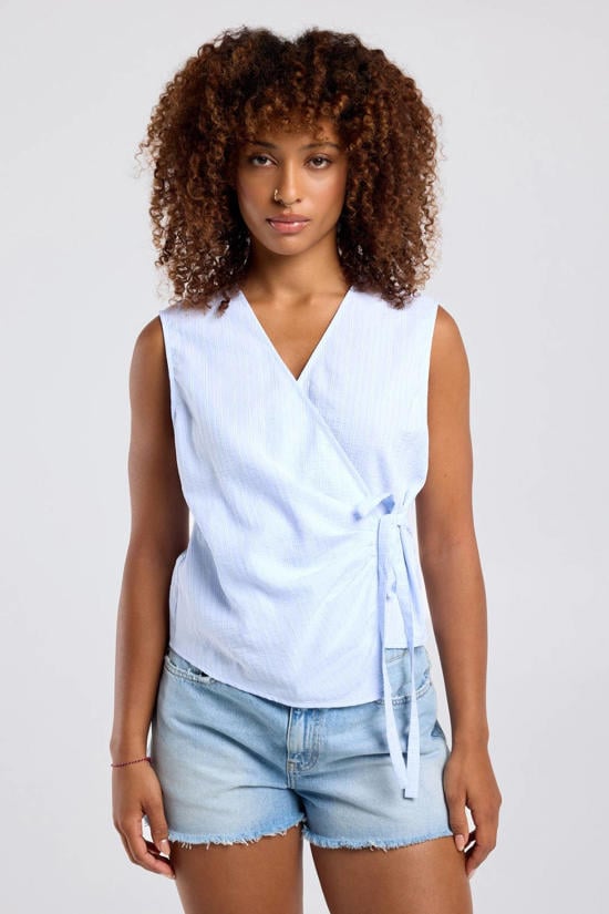 blauwe tops dames