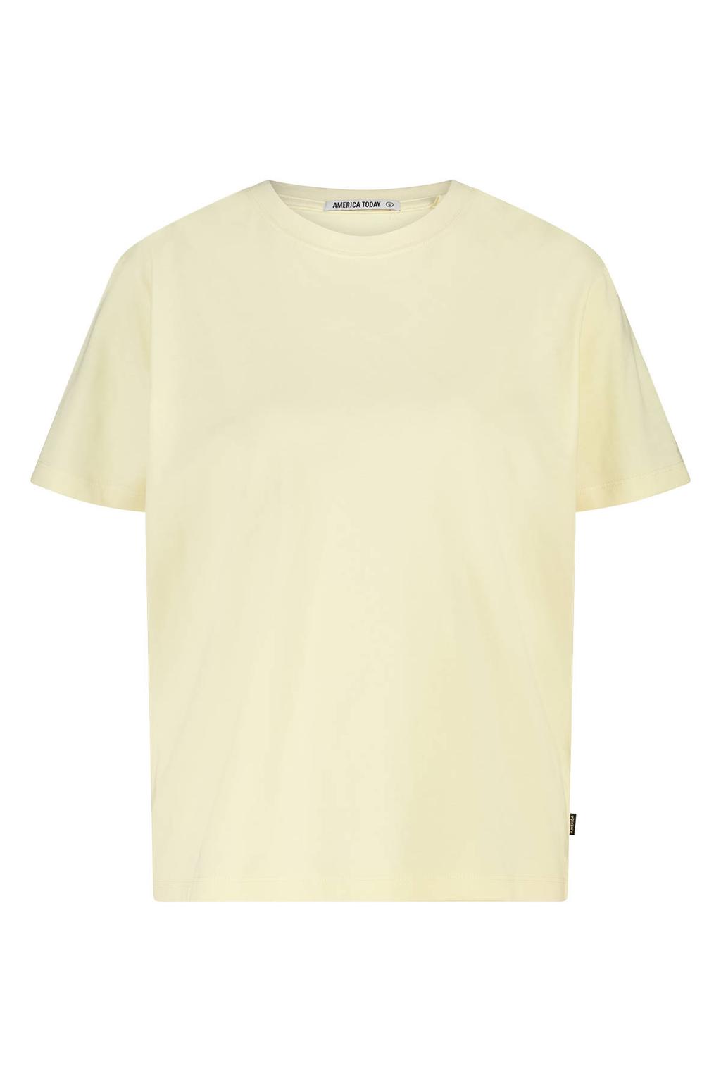 America Today T-shirt - geel
