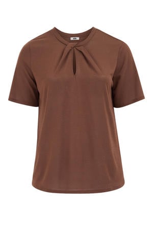 top met lurex - bruin