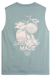 thumbnail: Levi's relaxed fit tanktop met backprint - groen