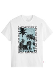 thumbnail: Levi's relaxed fit T-shirt met print - wit