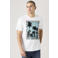 Levi's relaxed fit T-shirt met print - wit