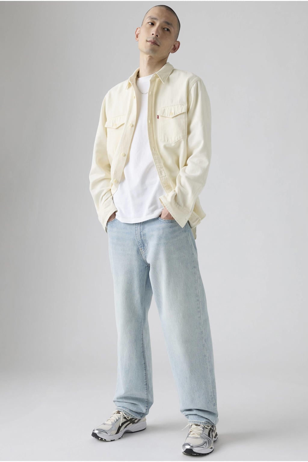 Levi's 568 loose fit jeans - light blue denim