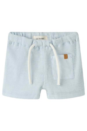 regular fit casual short - lichtblauw