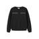 NAME IT KIDS rechtvallende sweater met backprint - zwart