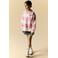 NAME IT KIDS gestreepte sweater - roze