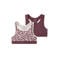 NAME IT KIDS sport-bh's met panterprint (set van 2)