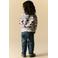NAME IT MINI sweater met print - grijs