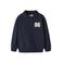 NAME IT MINI rechtvallende sweater met print - donkerblauw