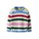NAME IT MINI gebreide gestreepte trui - blauw