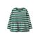 NAME IT MINI gestreepte longsleeve - groen