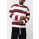 Equalité longsleeve met streep - donkerrood