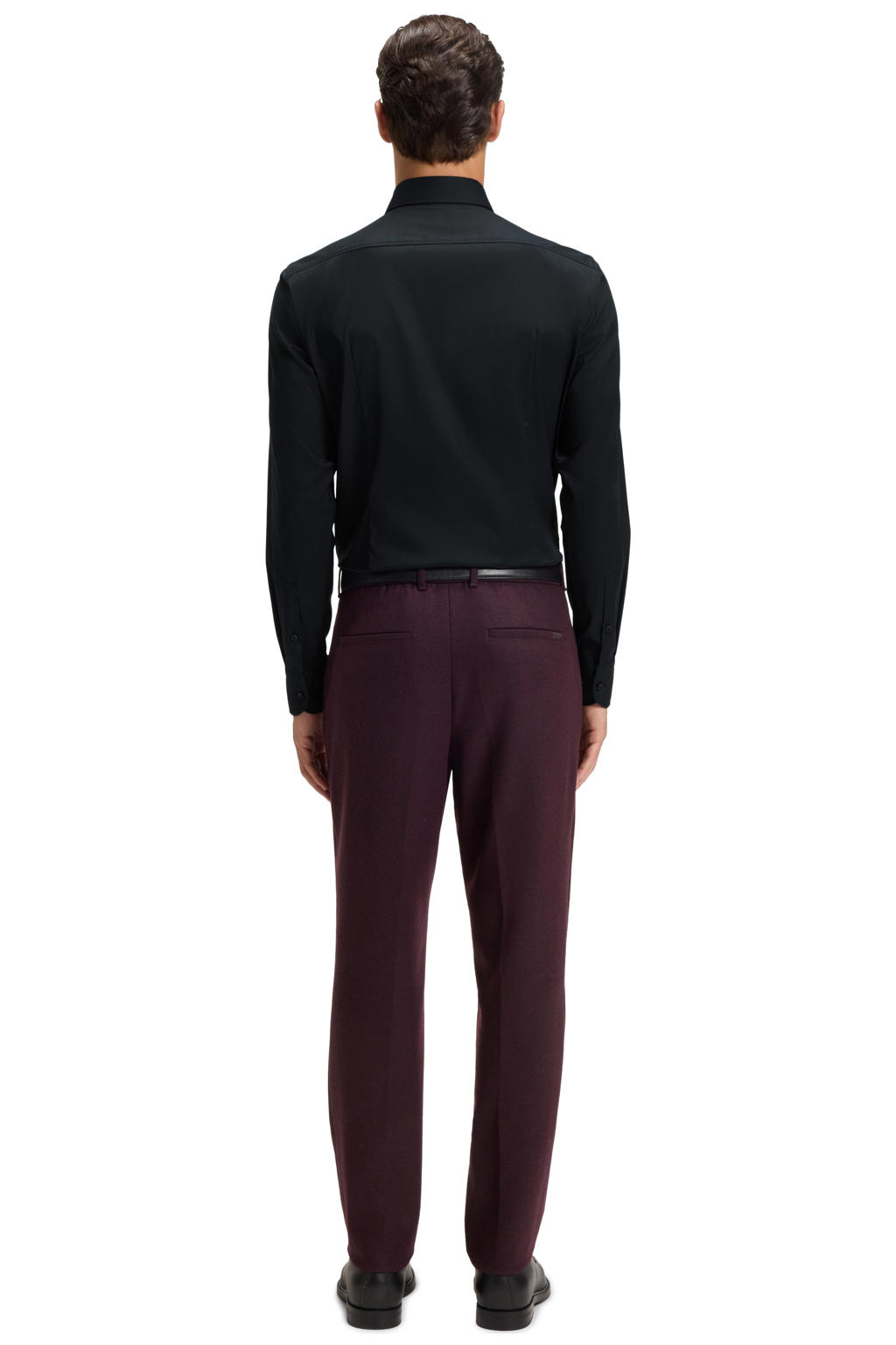 BOSS slim fit overhemd - zwart