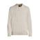 BOSS Asac_PL katoenen regular fit gebreide trui - light beige