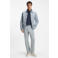 BOSS regular fit chino - grijsblauw