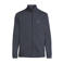 BOSS katoenen sweatvest - donkerblauw