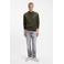 BOSS sweater met logo - groen