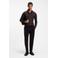 BOSS Passerby slim fit polo met logo - dark brown