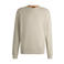 BOSS sweater met logo - lichtbeige