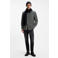 BOSS regular fit corduroy overhemd - grijsgroen