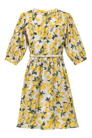 thumbnail: Smashed Lemon zomerjurk met print - geel