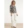 Smashed Lemon blousetop met print - zwart