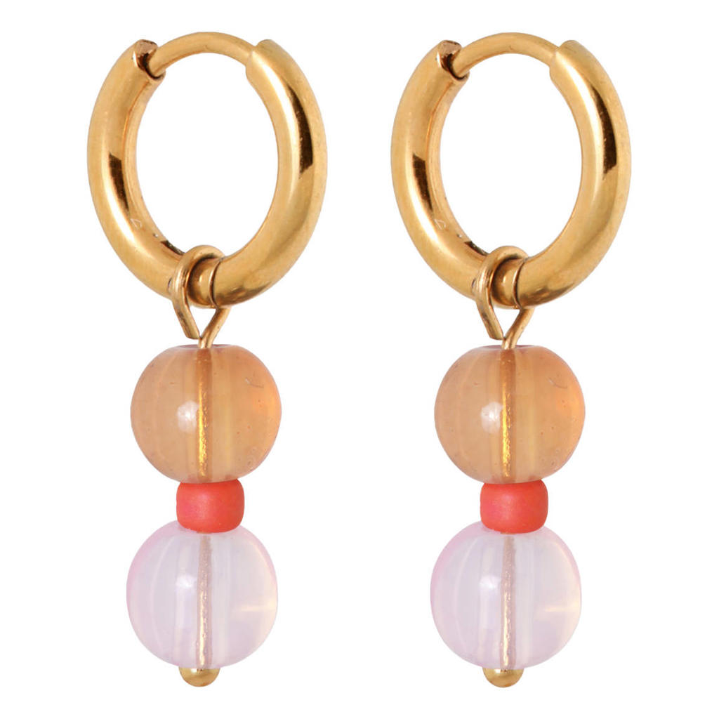 Label Kiki gold plated oorbellen Fruit Punch Hoop