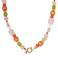 Label Kiki gold plated ketting Tropical Rush